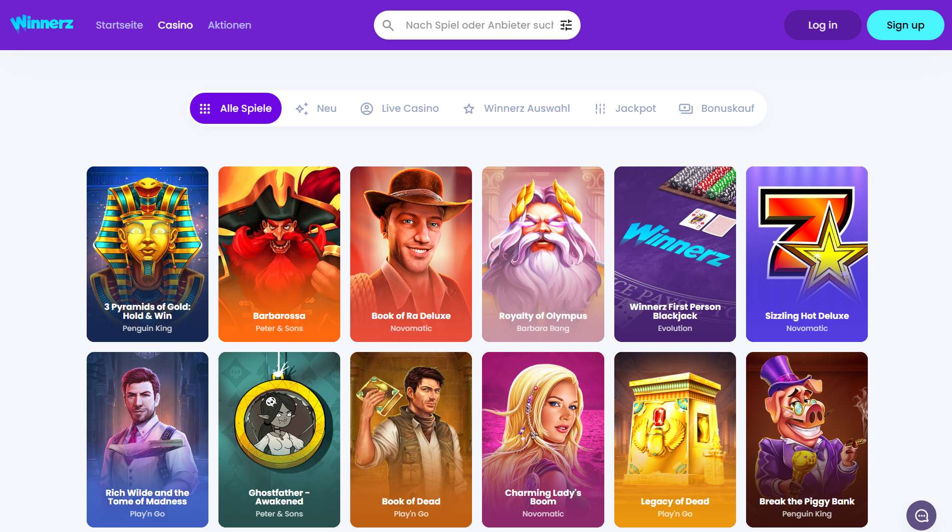 Winnerz Casino Games